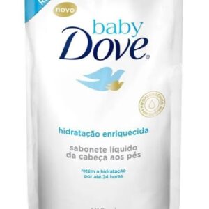 Demo Sabonete Líquido Baby Dove Hidratação Enriquecida Refil 180 Ml Demosntração